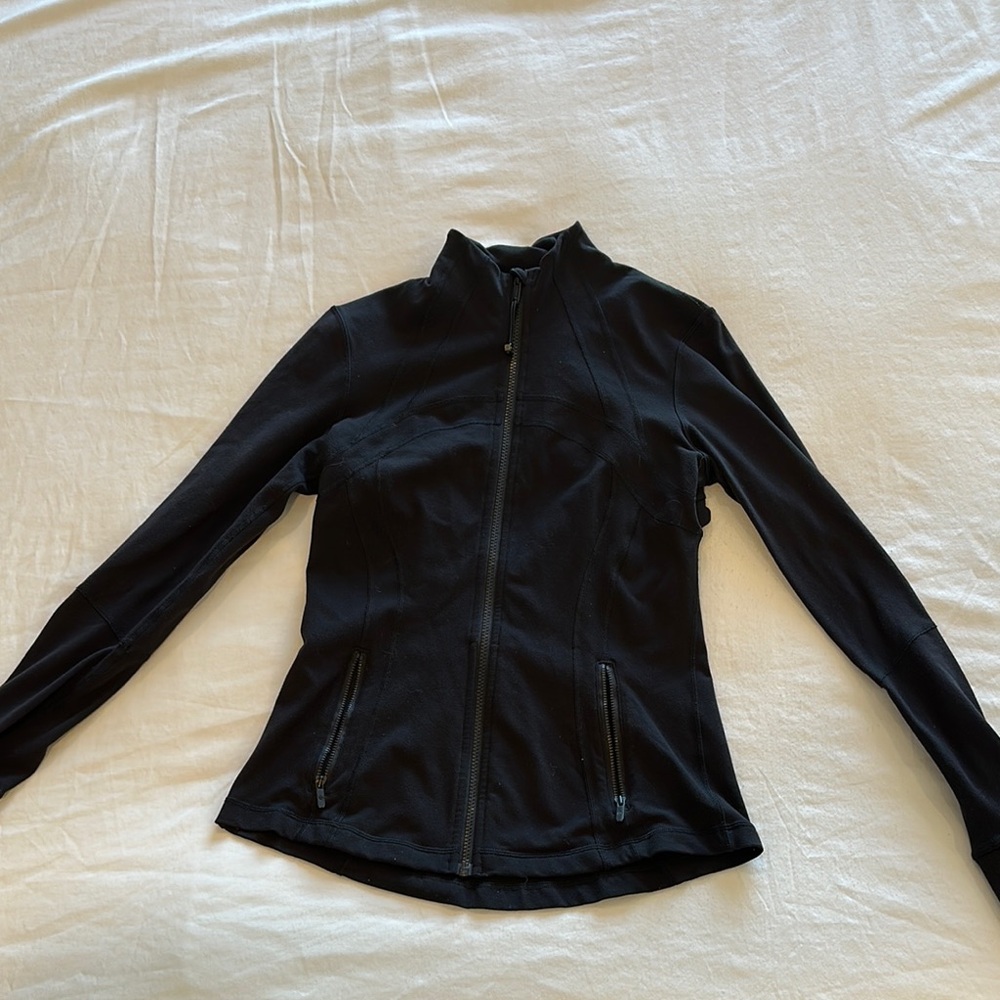 Lululemon Athletica Black Utility Jacket with High Collar
